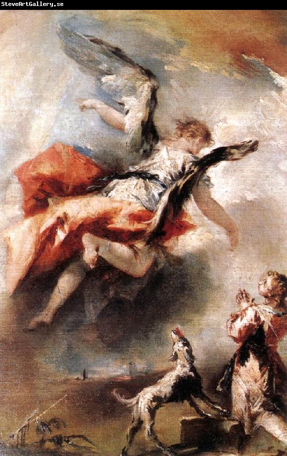 GUARDI, Gianantonio The Angel Appears to Tobias df